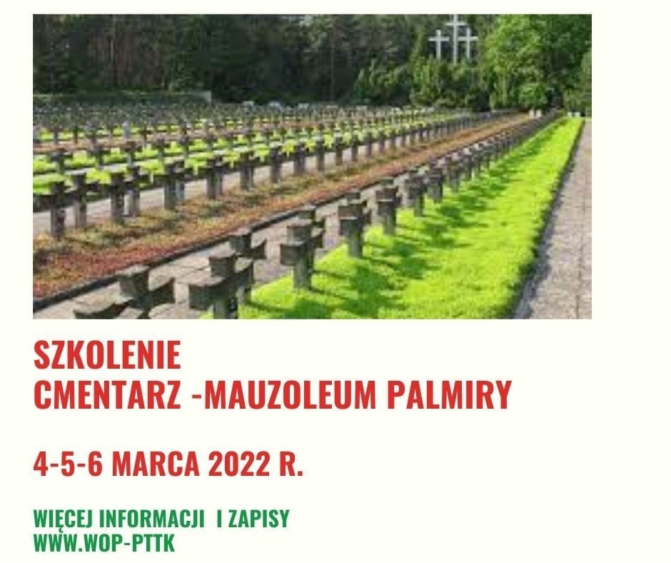 Szkolenie „Cmentarz-mauzoleum Palmiry”