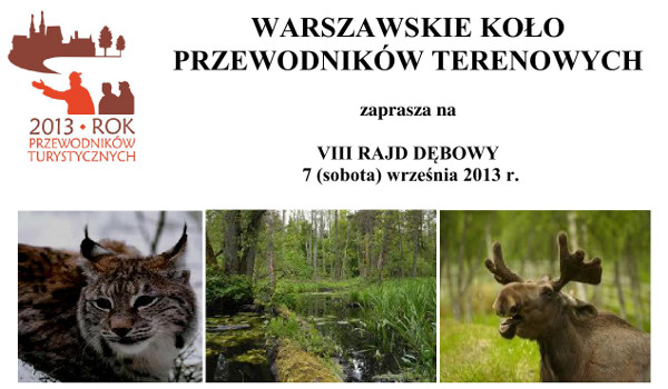 VIII Rajd Dębowy Warszawa 7 września 2013 r.