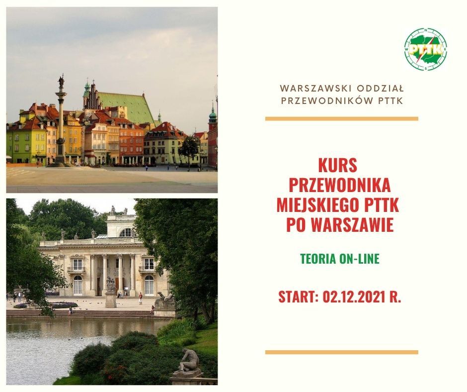 Kurs przewodnika miejskiego po Warszawie (WOP PTTK)