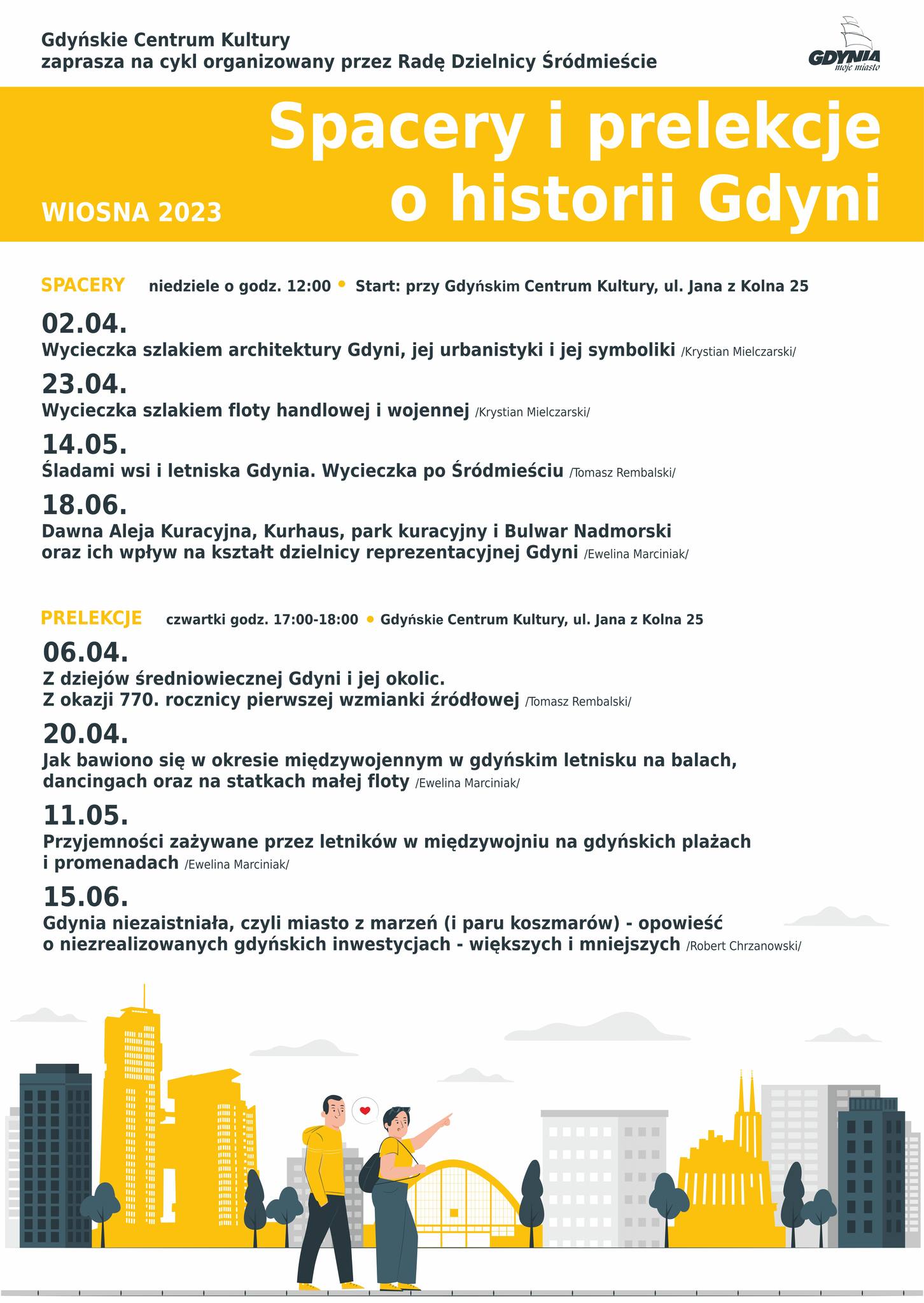Spacery i prelekcje o historii Gdyni